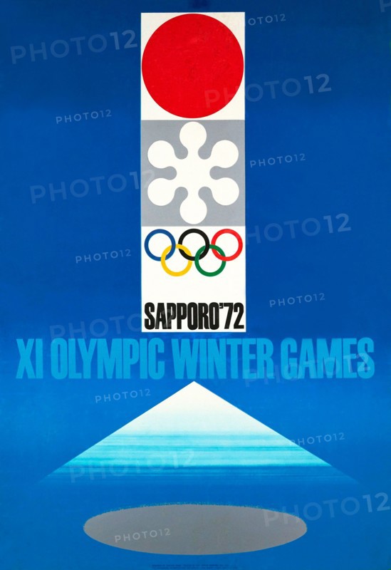 VINTAGE 1972 Winter Olympics Poster
XI Winter Games, Sapporo 72
Kono TAKASHI
1972