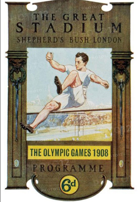 1908 SUMMER OLYMPIC GAMES poster