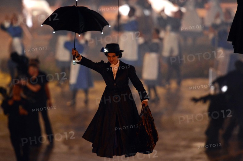 LONDON, ENGLAND - JULY 27, performers during London Olympics Opening Ceremony at the Olympic Stadium on July 27, 2012 in London, England Photo by Roger Sedres / Gallo Images