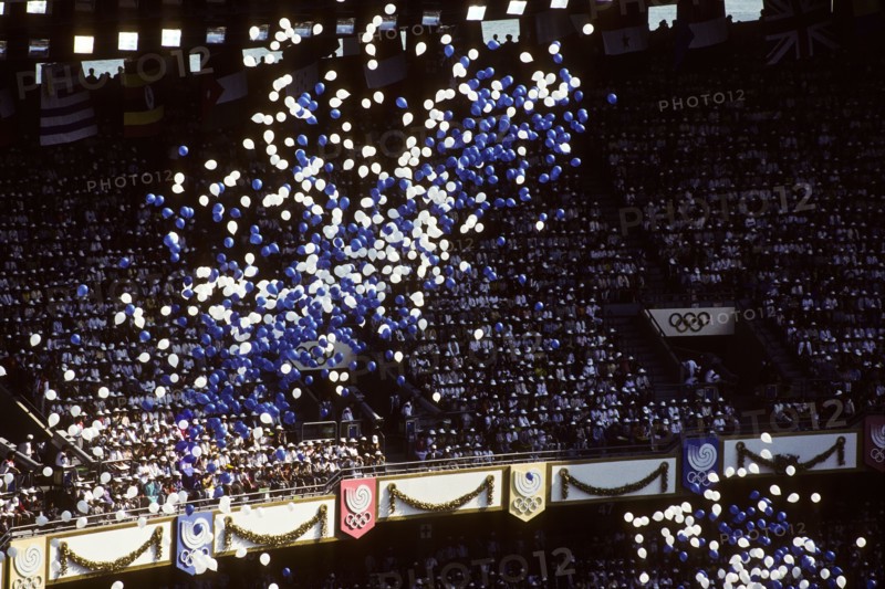 Opening Ceremonies at the1988 Olympic Summer Games, Seoul Korea.
