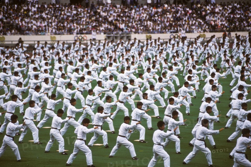 Opening Ceremonies at the1988 Olympic Summer Games, Seoul Korea.