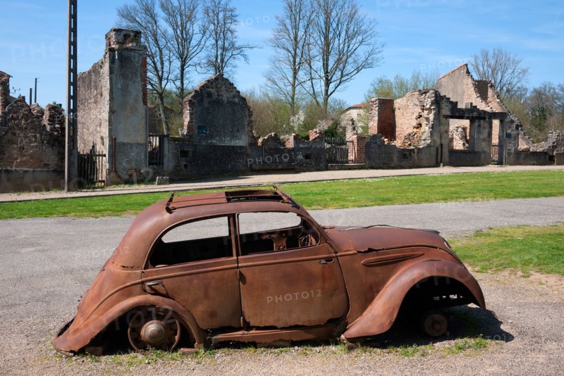 Oradour-sur-Glane near Limoges in France.