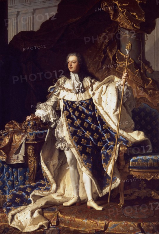 Portrait of King Louis XV of France by Hyacinthe Rigaud, 1659-1743