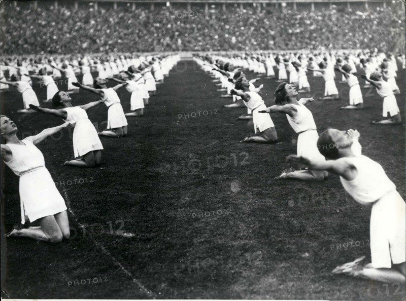 Sep. 06, 1967 - 1936 Olympic Games Swedish Gymnasts Put on Demonstration