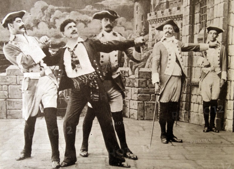 James O'Neill in "The Count of Monte Cristo", a novel by Alexandre Dumas, 1913.