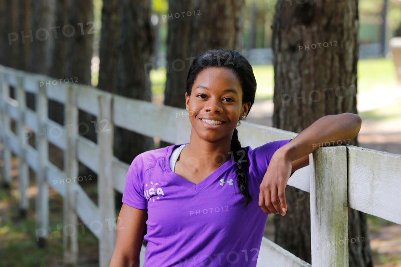 Gabby Douglas at the Karolyi Ranch, the USA Gymnastics National Team Training Center in the Sam Houston National Forest.