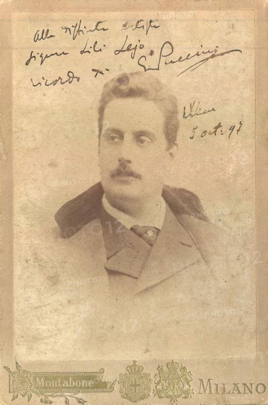 Giacomo Puccini 1897 autograph