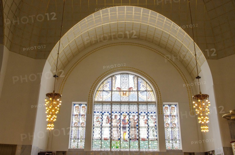 The Church of St. Leopold, Otto Wagner's architectural masterpiece is the first modern church in Europe and a jewel of the Viennese Art Nouveau.
