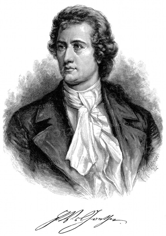 Johann Wolfgang von Goethe (28 August 1749 – 22 March 1832) was a German writer and statesman. His body of work includes epic and lyric poetry written in a variety of metres and styles; prose and verse dramas; memoirs; an autobiography; literary and aesthetic criticism; treatises on botany, anatomy, and colour; and four novels. In addition, numerous literary and scientific fragments, more than 10,000 letters, and nearly 3,000 drawings by him are extant.A literary celebrity by the age of 25, Goethe was ennobled by the Duke of Saxe-Weimar, Karl August in 1782 after first taking up residence th