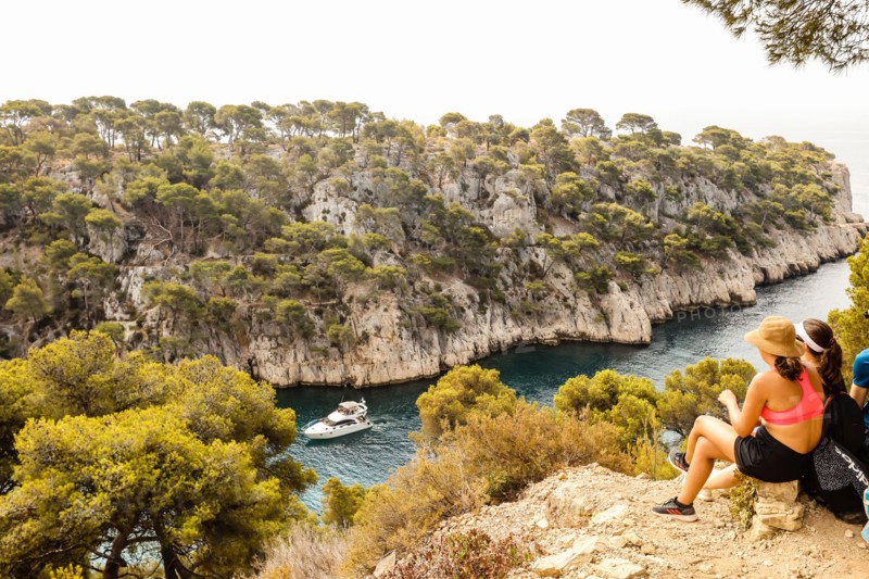 Calanque, Marseille,Calanques of Marseille,Calanques National Park,Marseilles,Commune in, Bouches-du-Rhône, the second largest city of France,Marseille, is the prefecture of the French, department of, Bouches-du-Rhône, and, capital, of the, Provence-Alpes-Côte d'Azur region. South of France,France,French,second largest city in France,August,summer,Europe,European,The cliffs of the Calanques are a natural wonder nestled between Marseille and Cassis. This unique and breathtaking scenery is an absolute must-see in Marseille! With pebble and fine sandy beaches, and miniature fjords with turquoise