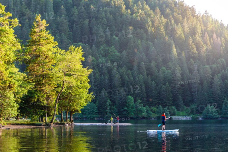 Lac de Longemer in the Vosges, Grand Est, France