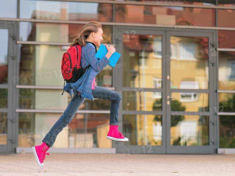 Girl back to school