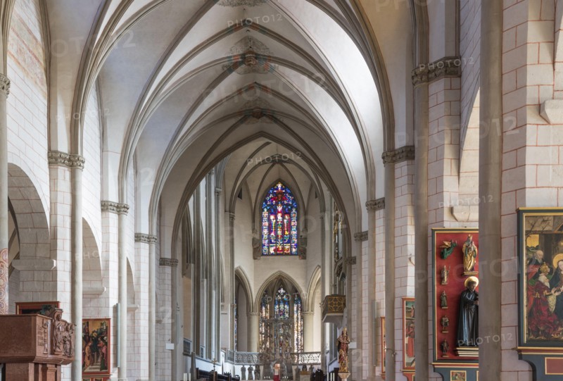 Inside the Augsburg Cathedral