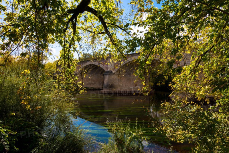 The Vezere river in the Perigord/Dordogne region in France