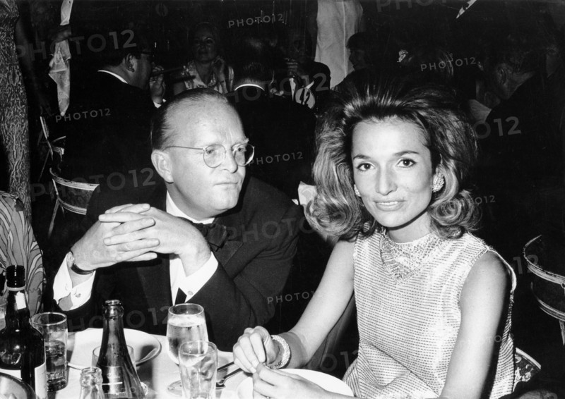Lee Radziwill and Truman Capote circa 1966  File Reference # 1204_002THA © JRC /The Hollywood Archive - All Rights Reserved