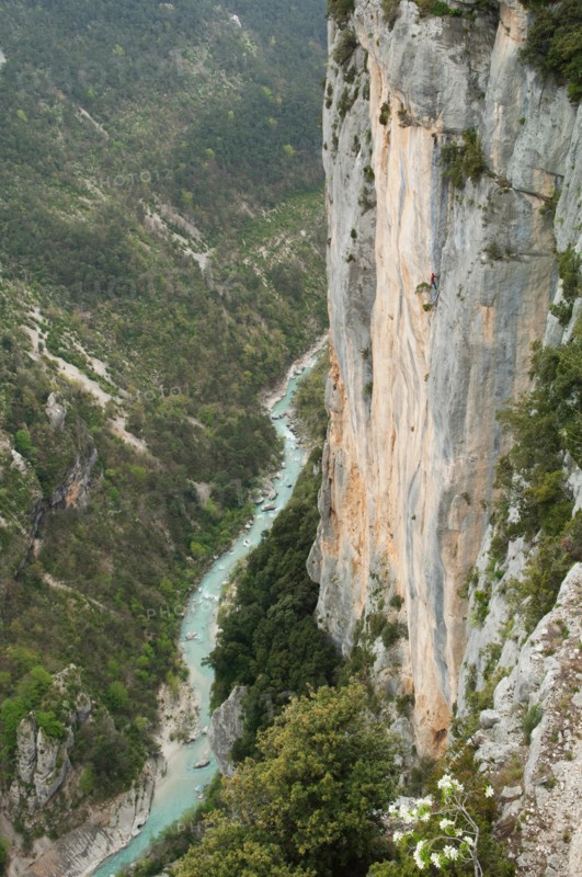 Gorges du Verdons canyon - Provence, France.
