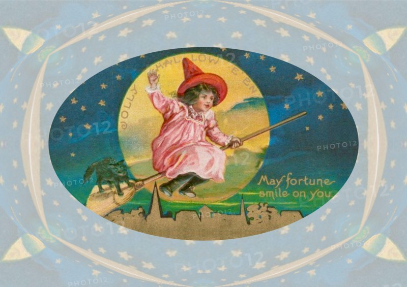 Vintage halloween greetings