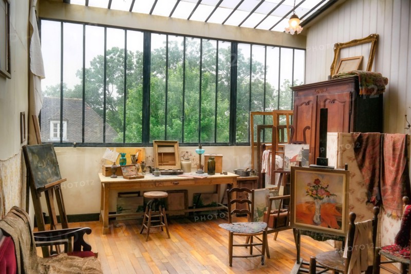 Paris, Montmartre Museum Atelier (Suzanne Valadon, Emile Bernard, Auguste Renoir)