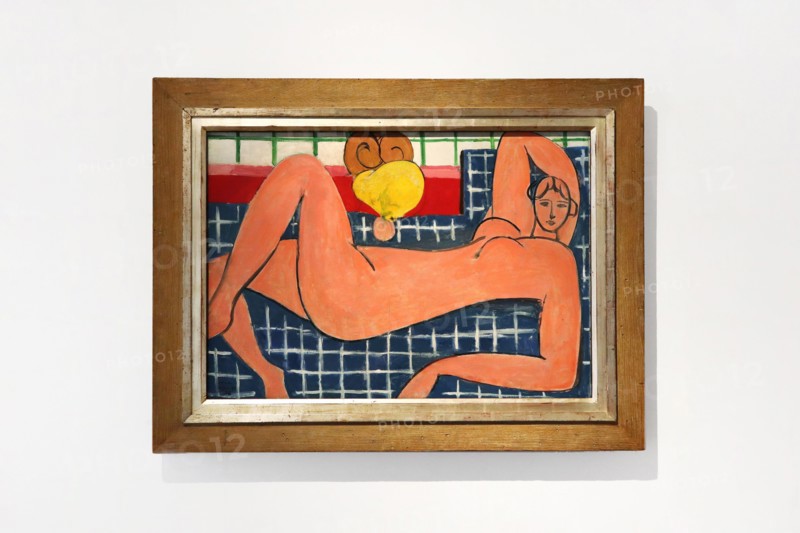 Nice, France - November 20, 2023: "Large Reclining Nude" by Henri Matisse, 1935. At the Musee Matisse in Nice, France.