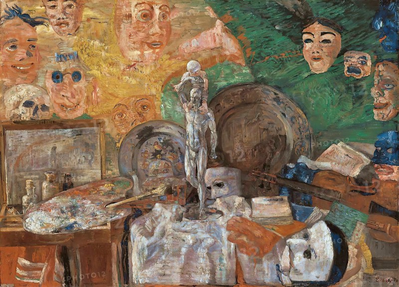 Ensor, James - Stilleven in Het Atelier