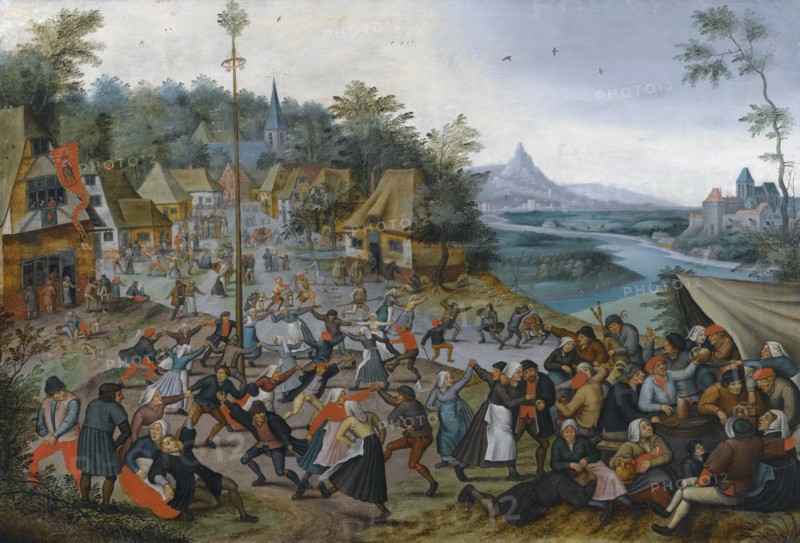 St. George's Kermis with the Dance around the Maypole by Pieter Brueghel the Younger