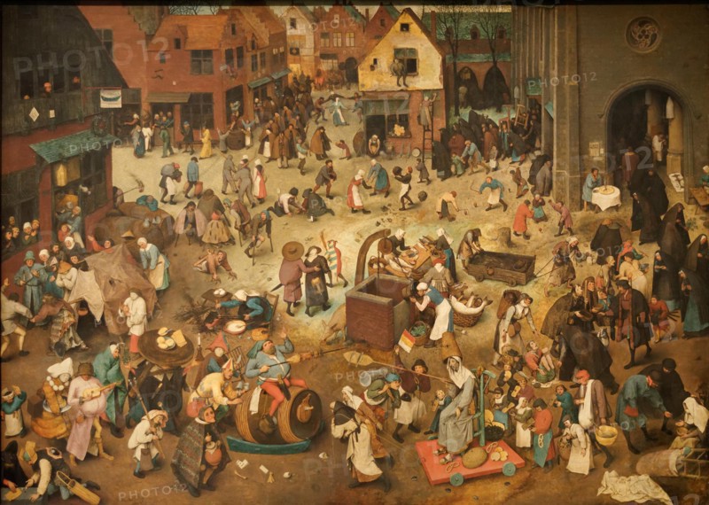 Le combat de Carnaval et de Carême Pieter Brueghel l'Ancien
