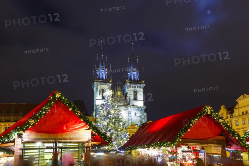 Cristmas Old Town square in Prague, Czech Republic