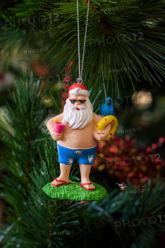 Australian Christmas decoration hanging on a Christmas tree