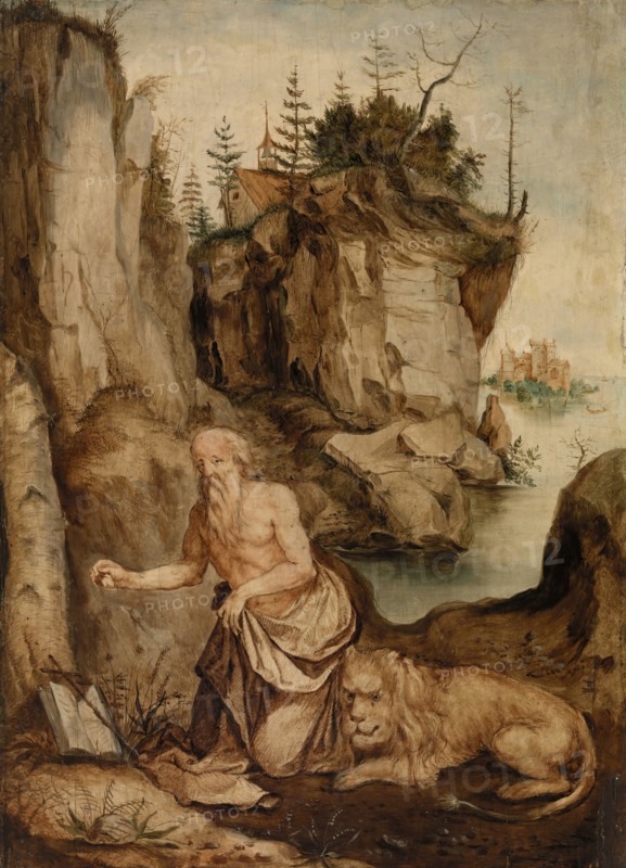 Albrecht Dürer -  Saint Jerome and the