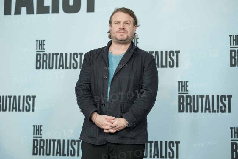 Director Brady Corbet attends 'The Brutalist' photocall at the Rosewood Villamagna Hotel on January 17, 2025 in Madrid, Spain.