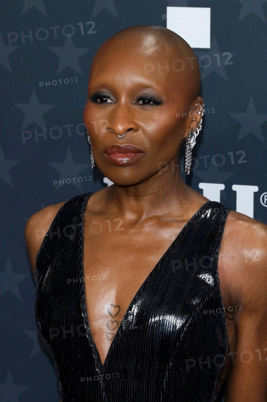 February 9, 2025, Santa Monica, Ca, USA: LOS ANGELES - FEB 7: Cynthia Erivo at the 2025 Critics Choice Awards at Barker Hanger on February 7, 2025 in Santa Monica, CA (Credit Image: © Kay Blake/ZUMA Press Wire) EDITORIAL USAGE ONLY! Not for Commercial USAGE!