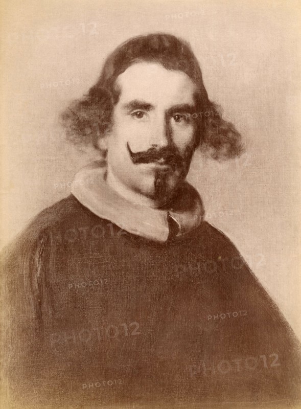 Self-portrait, painting by Spanish artist Diego Velasquez, Spain 1890s