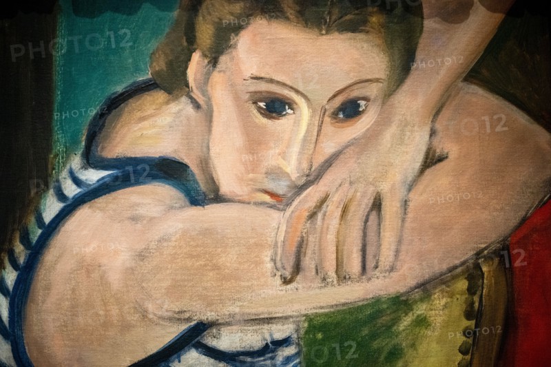Henri Matisse 1935 oil on canvas "The Blue Eyes" at the Baltimore Museum of Art