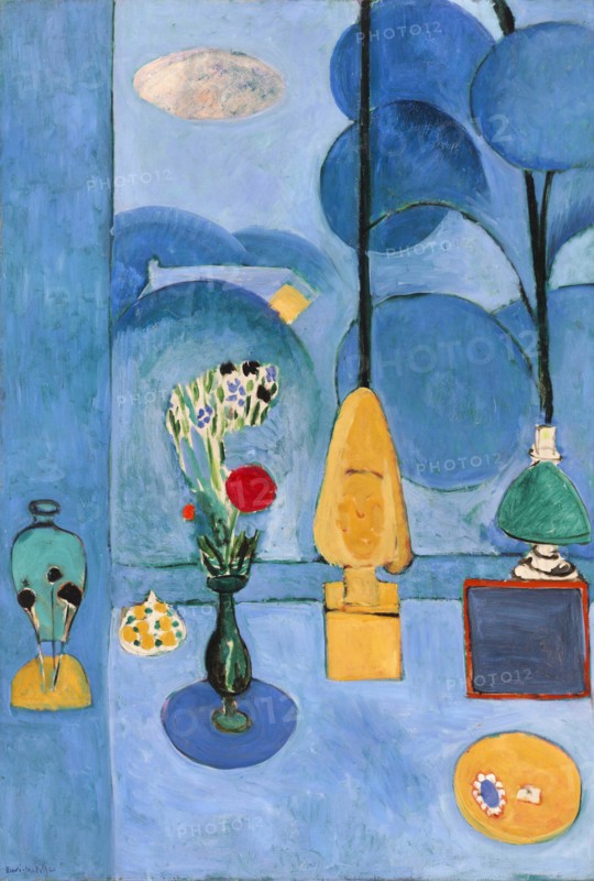 La glace sans tain (The Blue Window), 1913, Painting by Henri Matisse