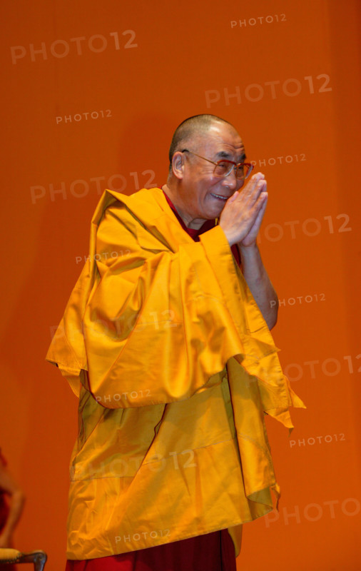 H.H. Dalai Lama at Paris-Bercy, Paris, France, Europe