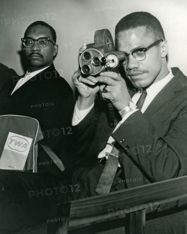 MALCOLM X - US Black Muslim leader in 1964 - see Description below