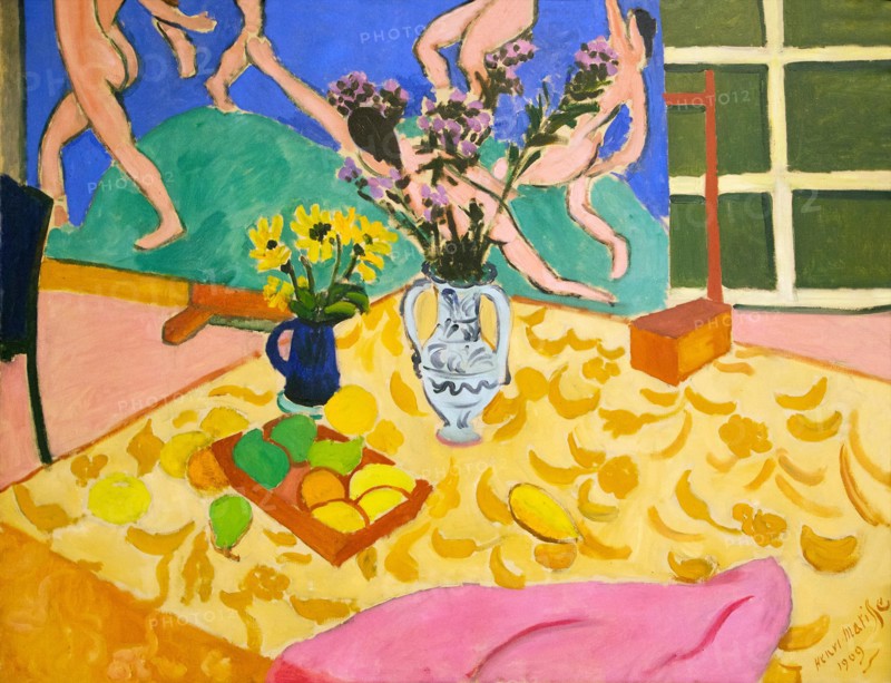 Fruit, Flowers and the Dance, by Henri Matisse, 1909, State Hermitage Museum, Saint Petersburg, Russia