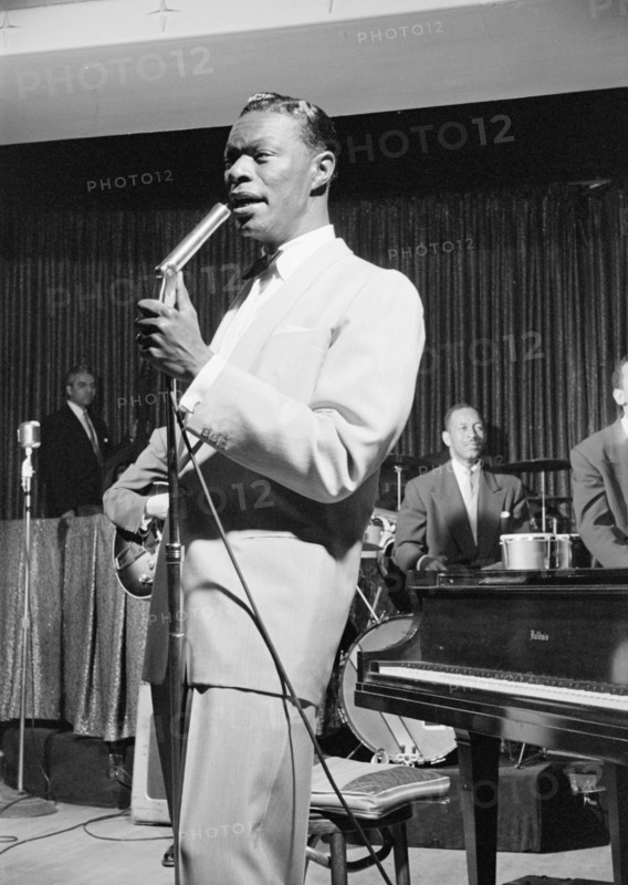 Nat King Cole performing in Chicago, June 1954.
