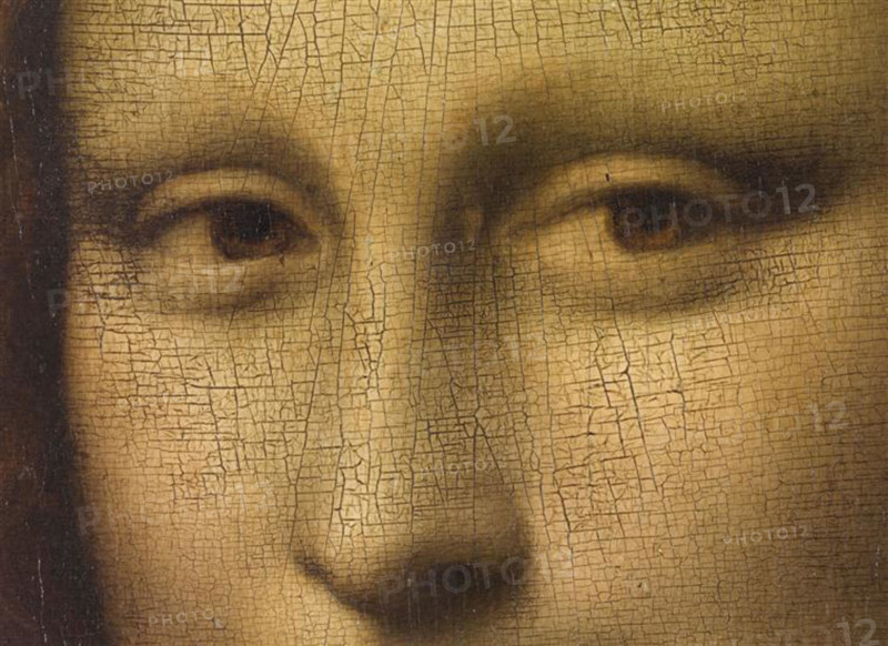 Leonardo di ser Piero da Vinci   Portrait de Mona Lisa (dite La Joconde)   Louvre 779   Detail (eyes)