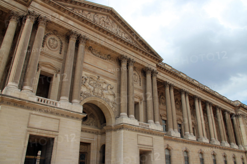Le Louvre (la colonnade) in Paris (France).