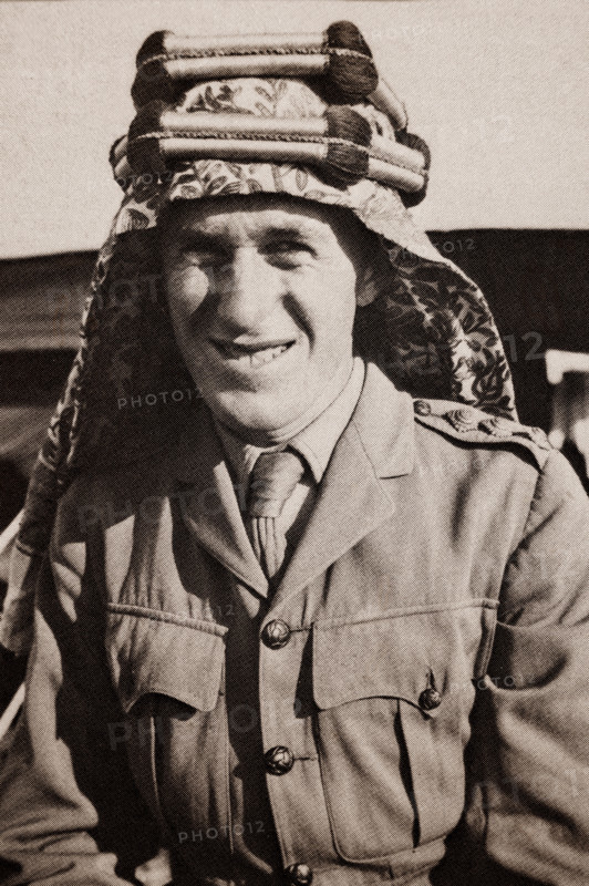A portrait of Thomas Edward Lawrence, CB, DSO (1888-1935), British archaeologist, army officer, military theorist, diplomat, and writer. He was renowned for his liaison role during the Sinai and Palestine Campaign and the Arab Revolt against the Ottoman Empire during the First World War. The breadth and variety of his activities and associations, and his ability to describe them vividly in writing, earned him international fame as Lawrence of Arabia.