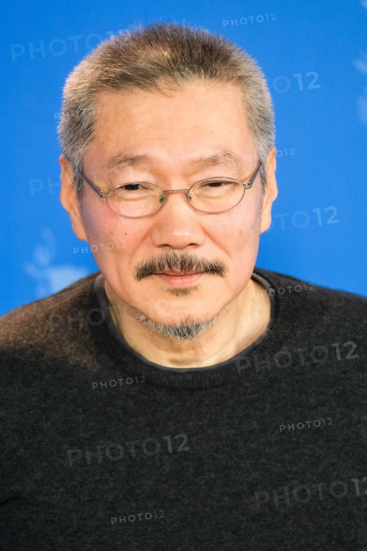 Grand Hyatt Hotel, Potsdamer Platz, Berlin, Germany. 25th Feb, 2020. Hong Sangsoo poses at THE WOMAN WHO RAN Photocall. Picture by Credit: Julie Edwards/Alamy Live News