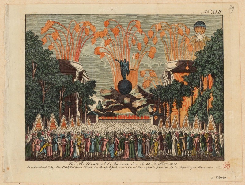 No. XVII / Bright View of Birthday 14 July 1801. (TI)