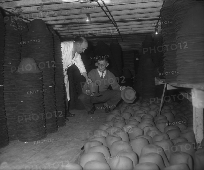 Denham and Hargreaves  Hat Factory, Atherstone. Circa 1960. Circa 1960
