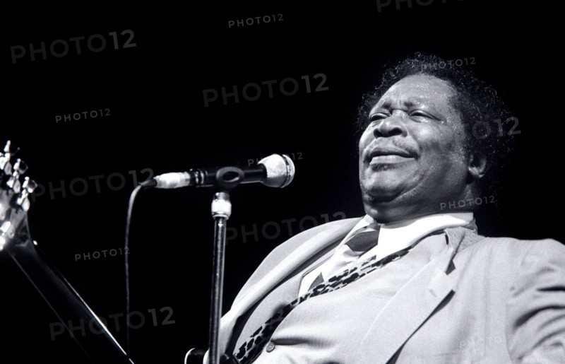 BB King in concert on North Sea Jazz in Den Haag 1986 Netherlands vvbvanbree fotografie