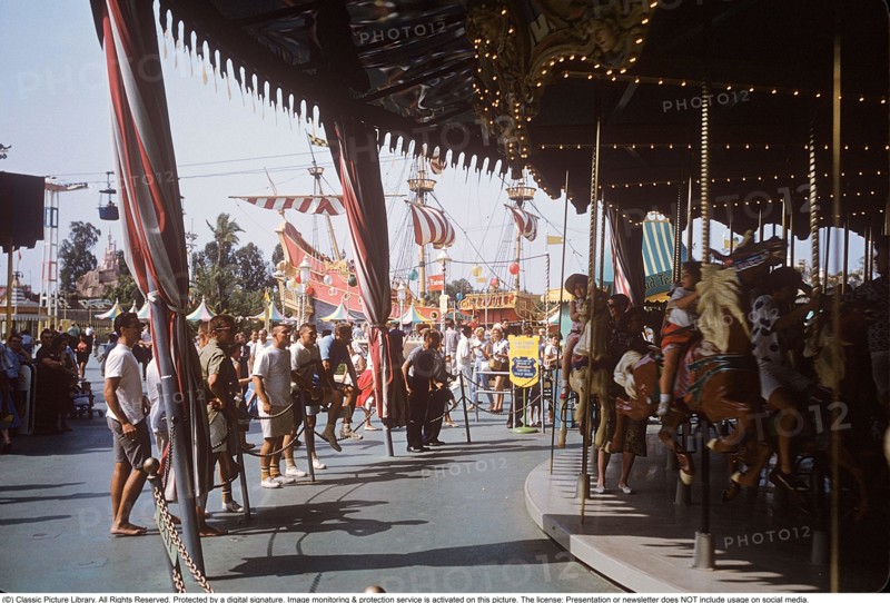 Disneyland in the 1950s. A theme park at the Disneyland Resort in Anaheim, California. It was the first theme park opened by The Walt Disney Company and the only one designed and constructed under the direct supervision of Walt Disney, and opened on July 17, 1955.   1959. Anders Svahn ref SVA9