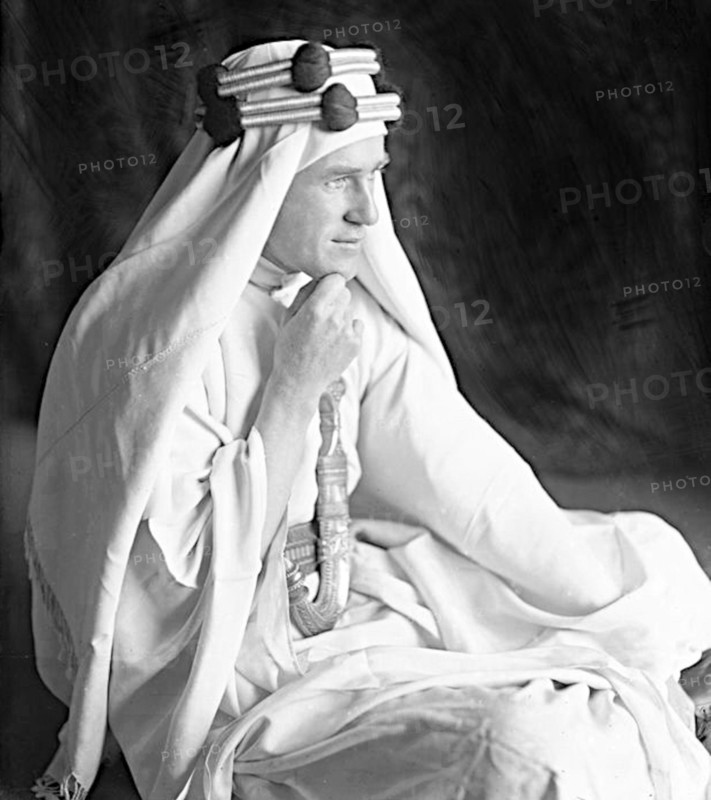 Lawrence of Arabia - The dreamer whose dreams came true.- Lieutenant Colonel Thomas Edward Lawrence Photograph by Lowell Thomas - 1919