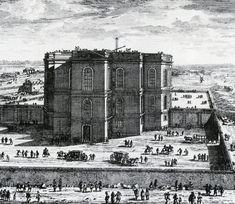 PARIS OBSERVATORY about 1670, founded by Louis XIV