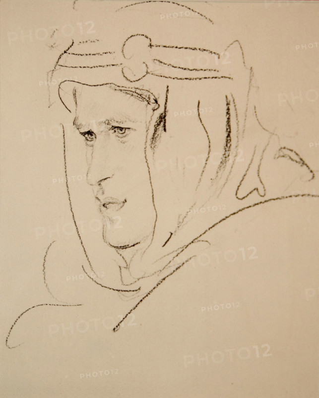 Lawrence of Arabia Lieutenant Colonel Thomas Edward Lawrence  T. E. Lawrence British Army officer painting drawing