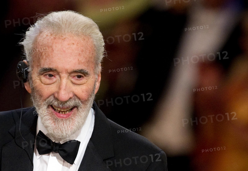 British actor and UNICEF Ambassador Christopher Lee is a guest at the 6th Semper Opera Ball in the Semper Opera in Dresden, Germany, 14 January 2011. More than 2200 guests were expected to the ball with the motto 'Dresden smiles'. Photo: Arno Burgi